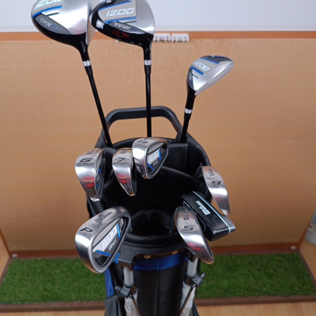 Juego de palos Wilson 1200 TPX con bolsa